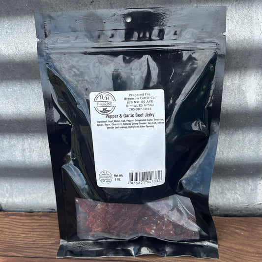 Pepper & Garlic Beef Jerky