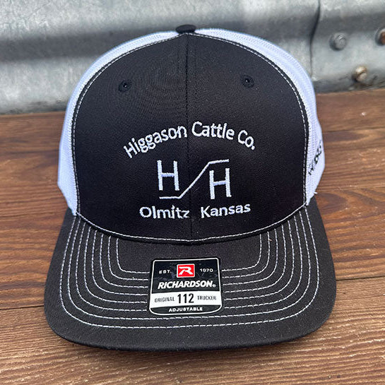 HCC Black & White Brand Hat